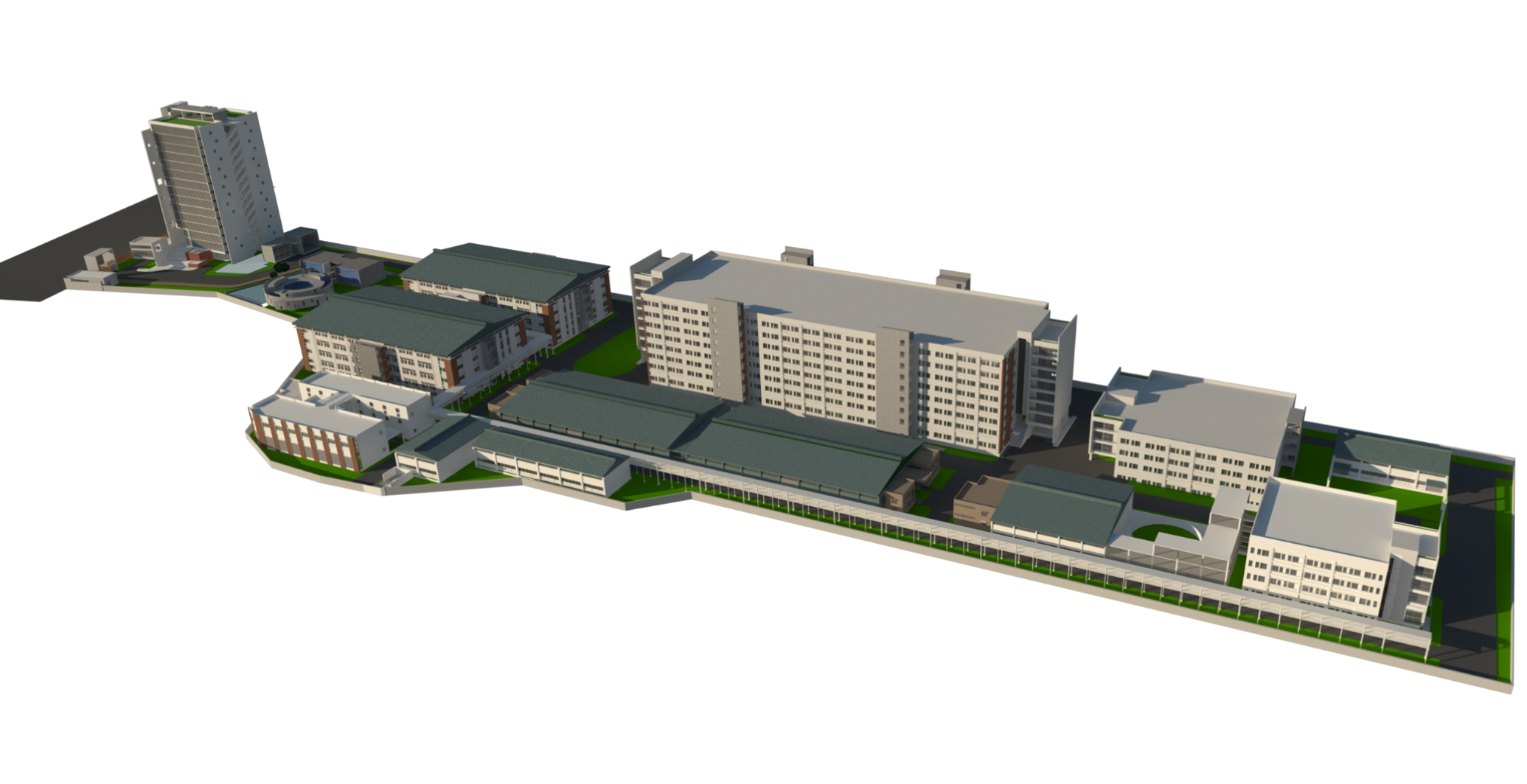 Social Business Industrial Park Architecture